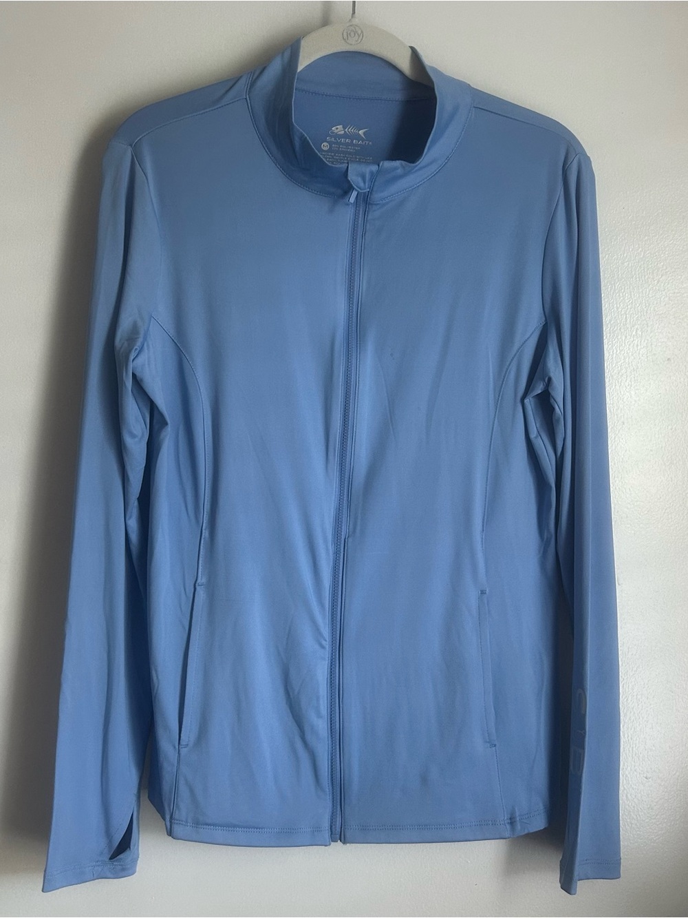 Light Blue Women's Summer  Zip Jacket Size M